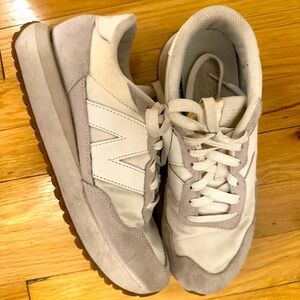 New Balance 237 white leather size 8.5